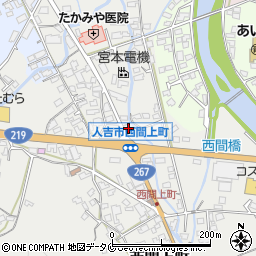 熊本県人吉市西間上町2540周辺の地図
