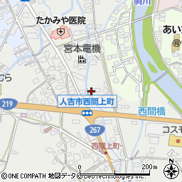 熊本県人吉市西間上町2549-4周辺の地図