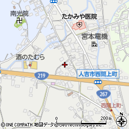 熊本県人吉市西間上町830周辺の地図