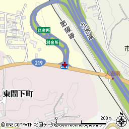 人吉球磨スマートＩＣ周辺の地図