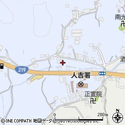 熊本県人吉市西間下町1041周辺の地図