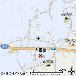 熊本県人吉市西間下町698周辺の地図