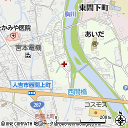 熊本県人吉市東間上町2758周辺の地図