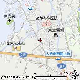 熊本県人吉市西間上町2529周辺の地図