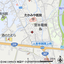 熊本県人吉市西間上町2528周辺の地図
