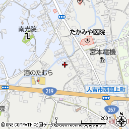 熊本県人吉市西間上町800周辺の地図