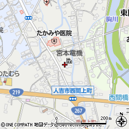 熊本県人吉市西間上町2535周辺の地図