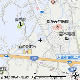 熊本県人吉市西間下町798周辺の地図