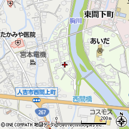 熊本県人吉市東間上町2792周辺の地図