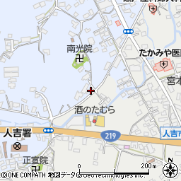 熊本県人吉市西間下町775周辺の地図