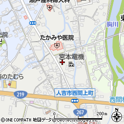 熊本県人吉市西間上町2533周辺の地図