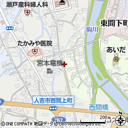 熊本県人吉市西間上町2559周辺の地図