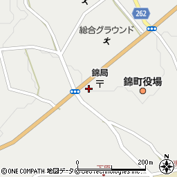 熊本中央信用金庫錦支店周辺の地図