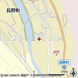 熊本県水俣市長野町周辺の地図