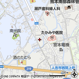 熊本県人吉市西間上町2565-1周辺の地図