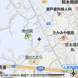 熊本県人吉市西間下町778周辺の地図