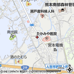 熊本県人吉市西間上町2572周辺の地図