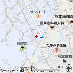 熊本県人吉市西間下町165周辺の地図