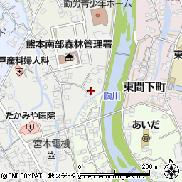 熊本県人吉市西間上町2613周辺の地図