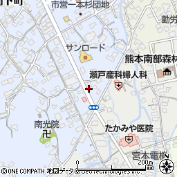 熊本県人吉市西間下町167周辺の地図