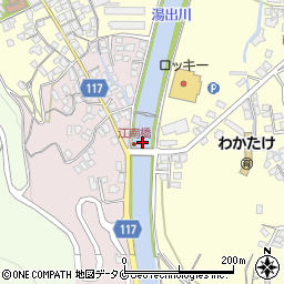 江南橋周辺の地図