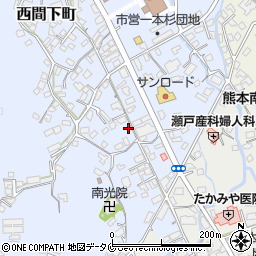 熊本県人吉市西間下町170周辺の地図