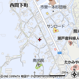 熊本県人吉市西間下町171周辺の地図