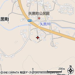 熊本県人吉市矢黒町2324-1周辺の地図