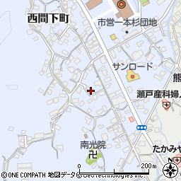 熊本県人吉市西間下町180周辺の地図