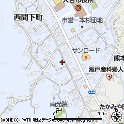 熊本県人吉市西間下町172周辺の地図