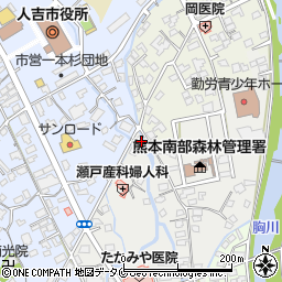 熊本県人吉市西間上町2601周辺の地図