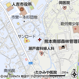 熊本県人吉市西間下町157周辺の地図