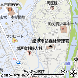熊本県人吉市南町25周辺の地図
