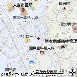 熊本県人吉市西間下町156周辺の地図