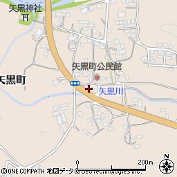 熊本県人吉市矢黒町2067-1周辺の地図