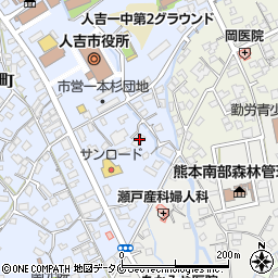 熊本県人吉市西間下町155周辺の地図