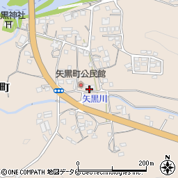 熊本県人吉市矢黒町2074-3周辺の地図