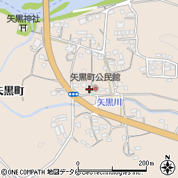 熊本県人吉市矢黒町2065-1周辺の地図