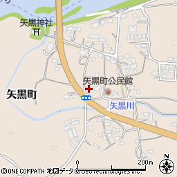 熊本県人吉市矢黒町2065-2周辺の地図