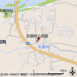熊本県人吉市矢黒町2074周辺の地図