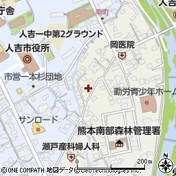 熊本県人吉市南町3-4周辺の地図