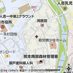 熊本県人吉市南町21周辺の地図