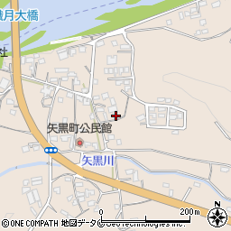 熊本県人吉市矢黒町2027周辺の地図