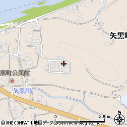 熊本県人吉市矢黒町2002-12周辺の地図