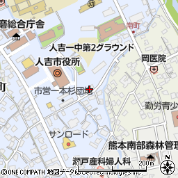 熊本県人吉市西間下町8周辺の地図