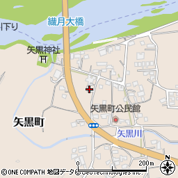 熊本県人吉市矢黒町1860-1周辺の地図