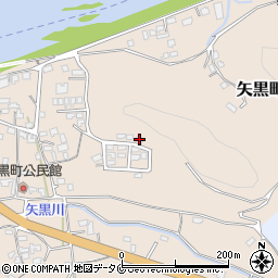 熊本県人吉市矢黒町2002周辺の地図