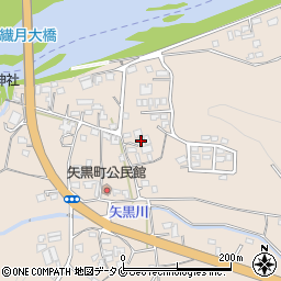 熊本県人吉市矢黒町2028周辺の地図