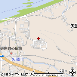 熊本県人吉市矢黒町2002-6周辺の地図