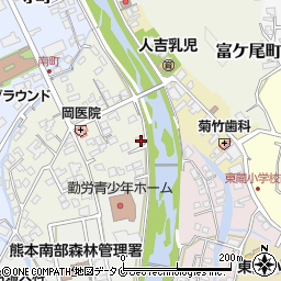 熊本県人吉市南町36-5周辺の地図